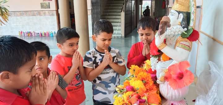 Gurupurnima celebration ( pre primary section)