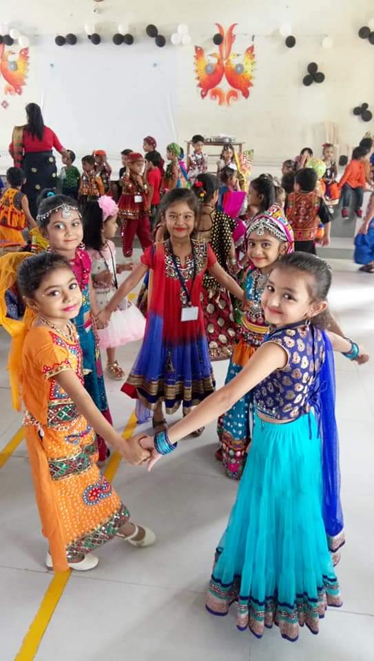 Navratri celebration (pre primary section)